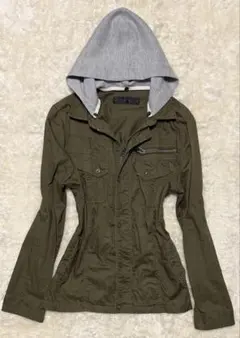 archive平成系grunge y2kフード付きmilitary jacket