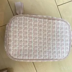 Francfranc ツイード ポーチ ピンクのサムネイル