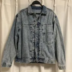 GUデニムジャケットライトブルー春服大人気Lサイズ‼️期間限定値下げ‼️