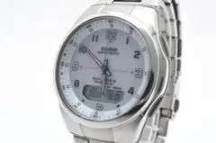 稼働品 カシオ ウェーブセプター 電波ソーラー メンズ 腕時計 デジアナ 希少