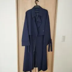 GIRL ネイビー ロングコート Mサイズ