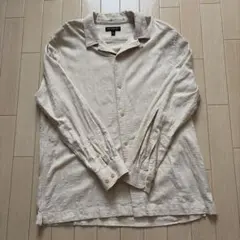 Banana Republic 長袖シャツ ベージュ Lサイズのサムネイル