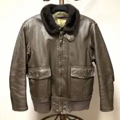 USミリタリー USN G1本革 フライトジャケット レザージャケット 42