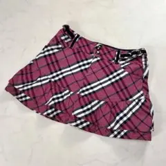 BURBERRY BLUE LABEL ノバチェック ミニスカート ピンク 38