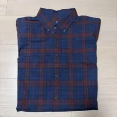 【80%off】ユニクロ チェック柄 ボタンダウンシャツ