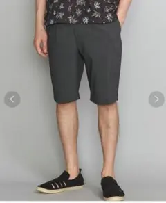 BY リネンタッチ 1P ショートパンツ