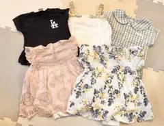 プティマン　5点セット　ロンパース　ワンピース　80cm 女の子　夏