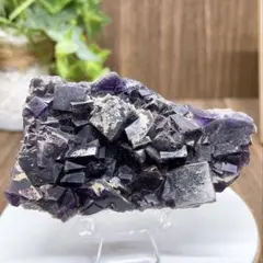 【天然石】ドイツ産 ブラックフローライト