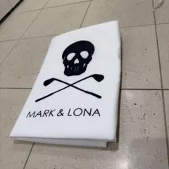 MARK & LONA ゴルフ用 巾着袋 ホワイト