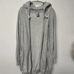 【希少】CHUMS フルジップパーカー　ロング丈