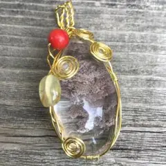 ガーデンクォーツペンダントトップ　ghー3