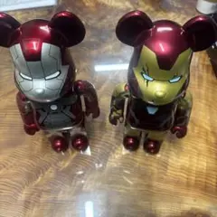 ベアブリック アイアンマン　400% 2体セット