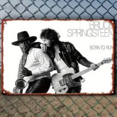 ブルース・スプリングスティーン Born to Run 明日なき暴走 ブリキ看板