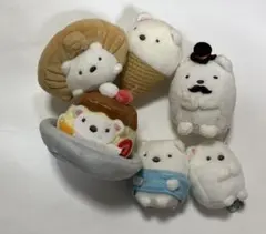 すみっコぐらし てのりぬいぐるみ しろくま エジプト展 プリンアラモード