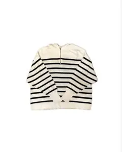【anyFAM】フード付きストライプセーター