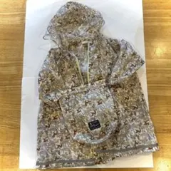 petitmainプチマイン恐竜柄レインコート収納バッグ付きS（80-90cm）