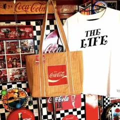 Coca-Cola コカコーラ トートバッグ ストライプ