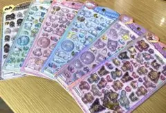 【正規品】サンリオ、モンチッチうるちゅるポップシール6枚セット