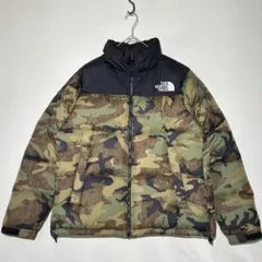 ノースフェイス　カモフラ　ヌプシダウンジャケット　ND92235　L