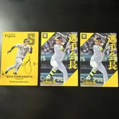 プロ野球チップス 2025年スターカード　近本光司　阪神タイガース 2024中野