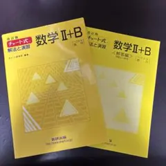 数研出版 改訂版 チャート式 解法と演習 数学II+B