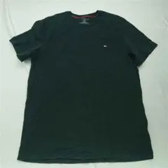 ?トミー ヒルフィガー クルーネックTシャツ ブラック系 メンズ Lサイズ