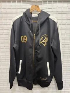 ［24karats］ジップアップパーカー　ブラック　XL 2603-269