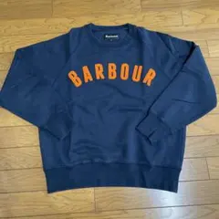 Barbour ネイビー スウェット Mサイズのサムネイル