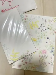 レターセット　和紙　花柄