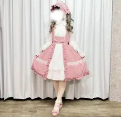 axes femme kawaii メアリージャンパースカートセット