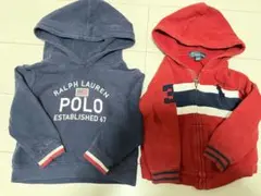 ポロ　パーカー　2点セット　90サイズ