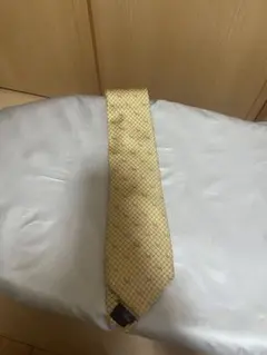 BURBERRY イエローチェック ネクタイ