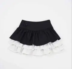 Belle Charme color block tiered skirtのサムネイル