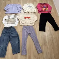 女の子　秋冬服まとめ売り7点　サイズ120