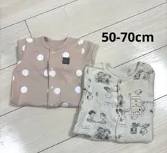 ロンパース　長袖　女の子　ベビー　50 60 70 まとめ売り