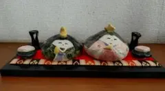陶器製 ミニ雛人形 飾り
