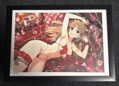 切抜 額装 A4サイズ シノビマスター 閃乱カグラ NEW LINK 蓮華