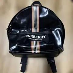 バーバリー バックパック　BURBERRY リュックサック PVC ブラック