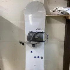 RIDE スノーボード ホワイト ビンディング付き　約143センチ