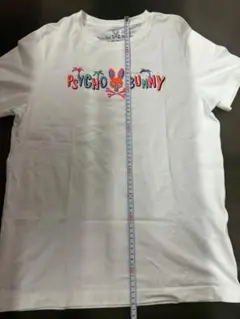 【美品】PSYCHO BUNNY カラフルTシャツ ホワイト Mのサムネイル