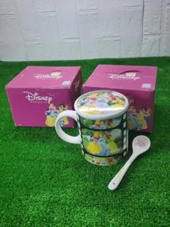 ■Disney Princess プリンセス マグカップセット スプーン/フタ付