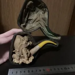 【美品】パイプ　海泡石　彫刻　置物　インテリア　工芸品　美術品　A1182 2026年最新】海泡石の人気アイテム - メルカリ