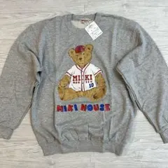 新品タグ付き ミキハウス MIKIHOUSE トレーナー Mサイズ ベア くまのサムネイル