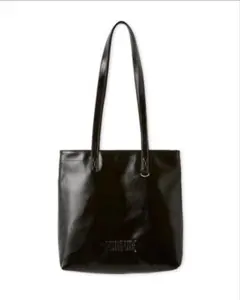 FURFUR エンボスロゴトートバックL ブラック　黒