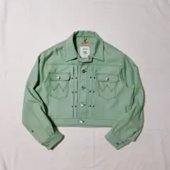 希少✨Wrangler jouetie コラボ クロップドジャケット ミント 春