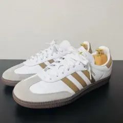 【美品】アディダスオリジナルス　スニーカー SAMBA OG ホワイト 27cm