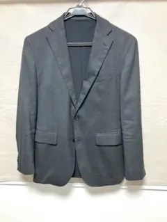 メンズ ビジネスジャケット グレー 2ボタンのサムネイル