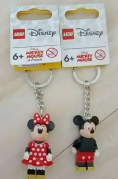 LEGO ミッキー・ミニー キーホルダー 2個セット
