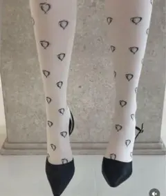 the virgins Heart logo tights