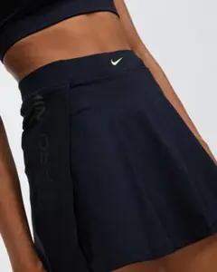 M 新品 ナイキ プロ テニス スコート タイツ テニスウェア 黒 ハイライズ